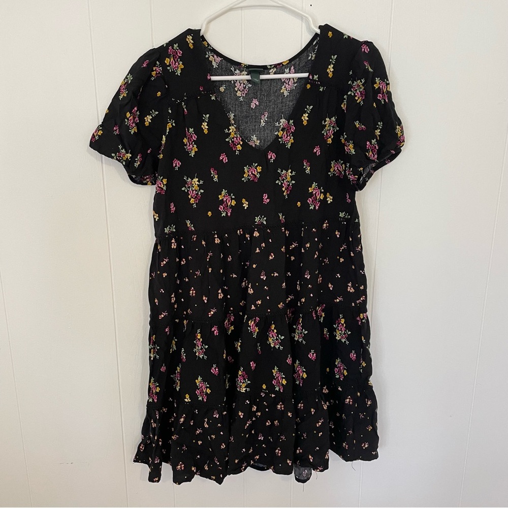 Small Black Floral Dress